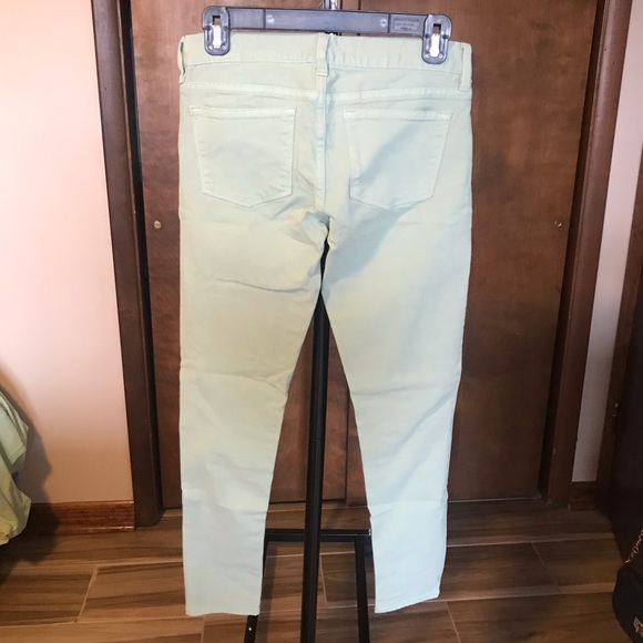 Mint J. Crew Toothpick Ankle Jeans - Picture 3 of 3